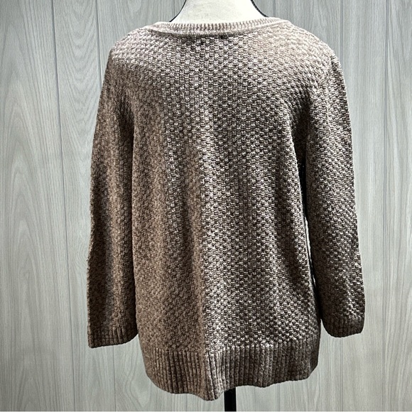 Christopher & Banks Layered Look V-Neck Sweater Size Large - Picture 3 of 9